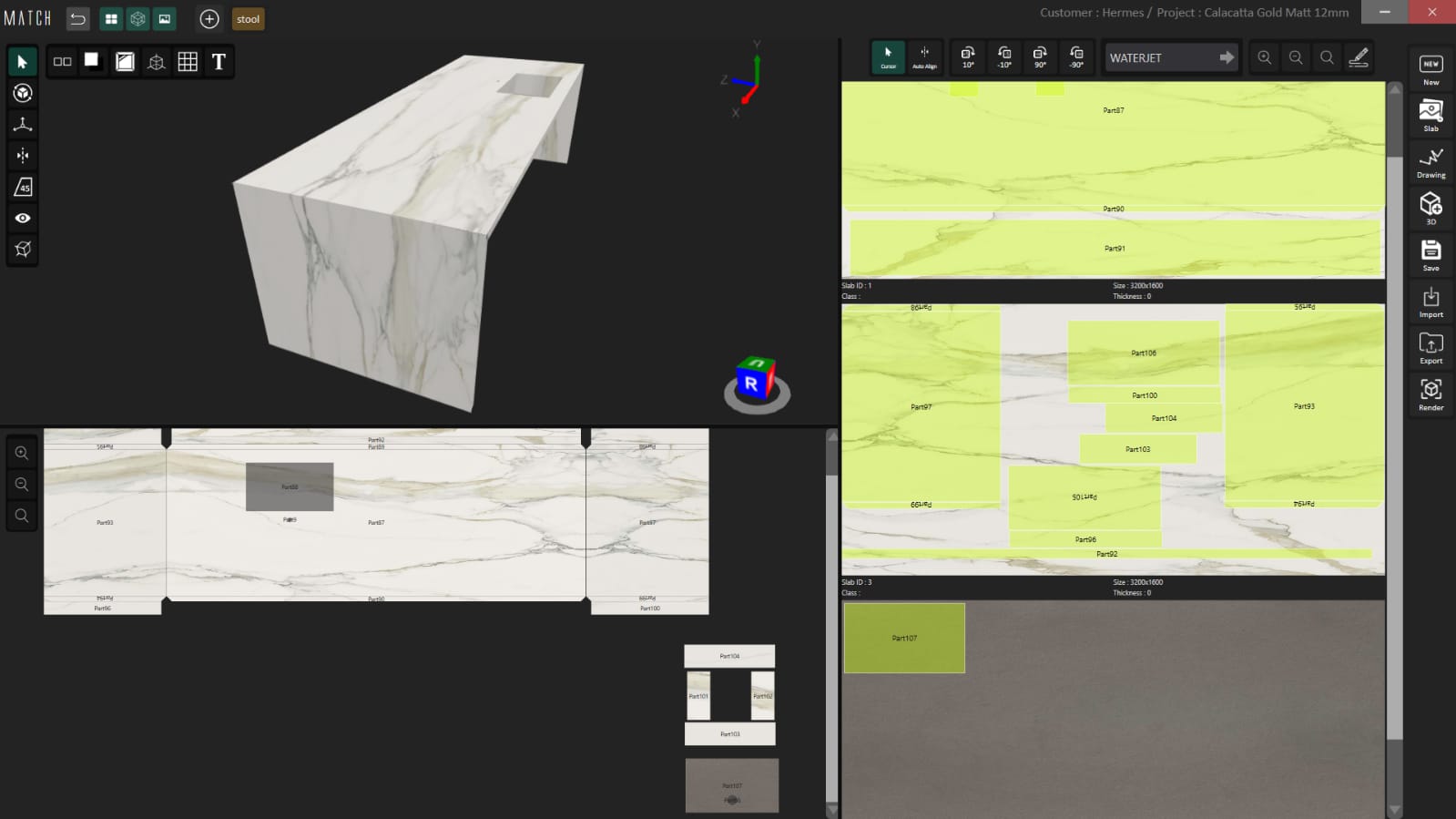 Match 3D - Vein Match Software